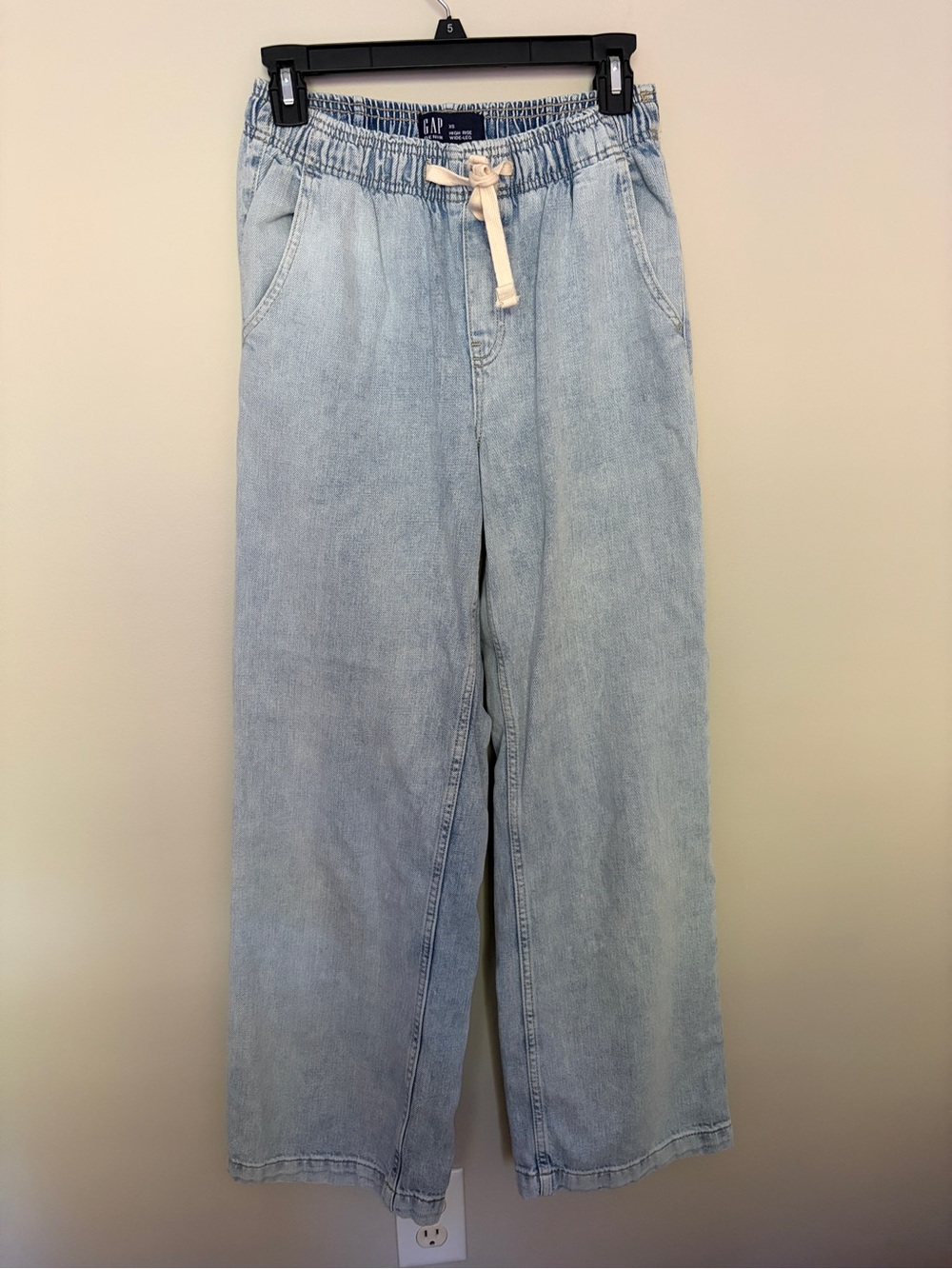 GAP Light Blue High Rise Wide Leg Jeans